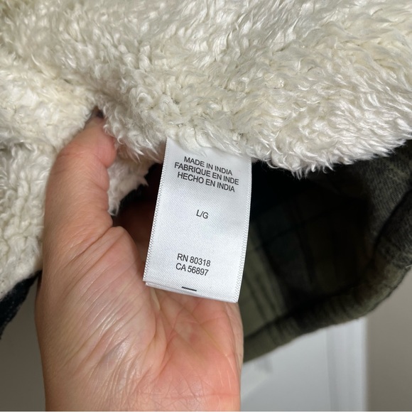 Lucky Brand Womens Large Snap Plaid Lined Jacket - Picture 5 of 7